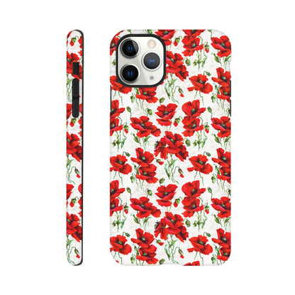 Red poppy design  - Phone case sturdy