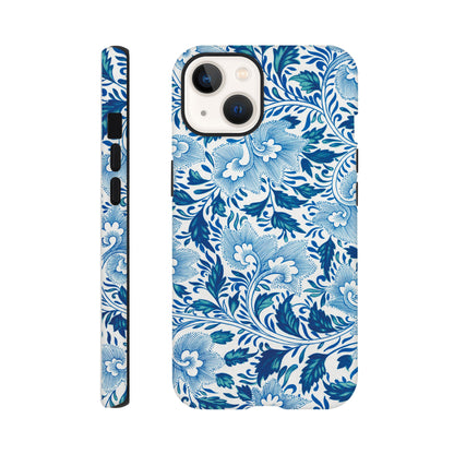 Flower illustration of Chinese Ornament by Owen Jones - Phone case sturdy