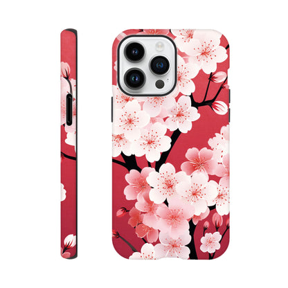 Pink Blossom branch - Phone Case Sturdy