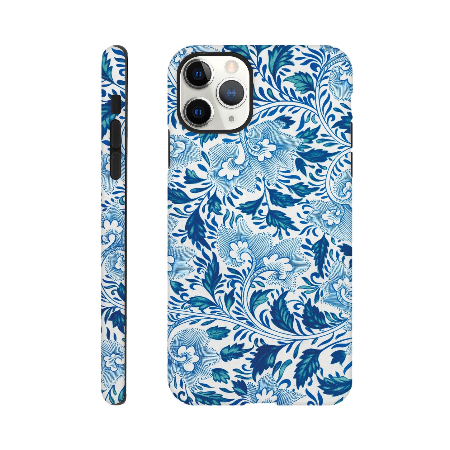 Flower illustration of Chinese Ornament by Owen Jones - Phone case sturdy