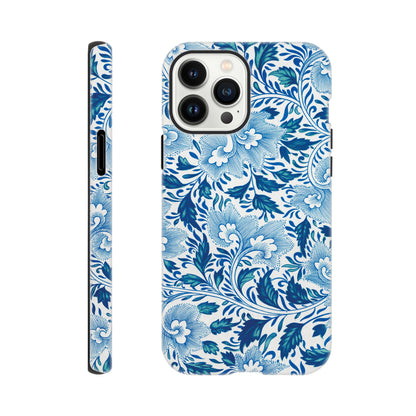 Flower illustration of Chinese Ornament by Owen Jones - Phone case sturdy