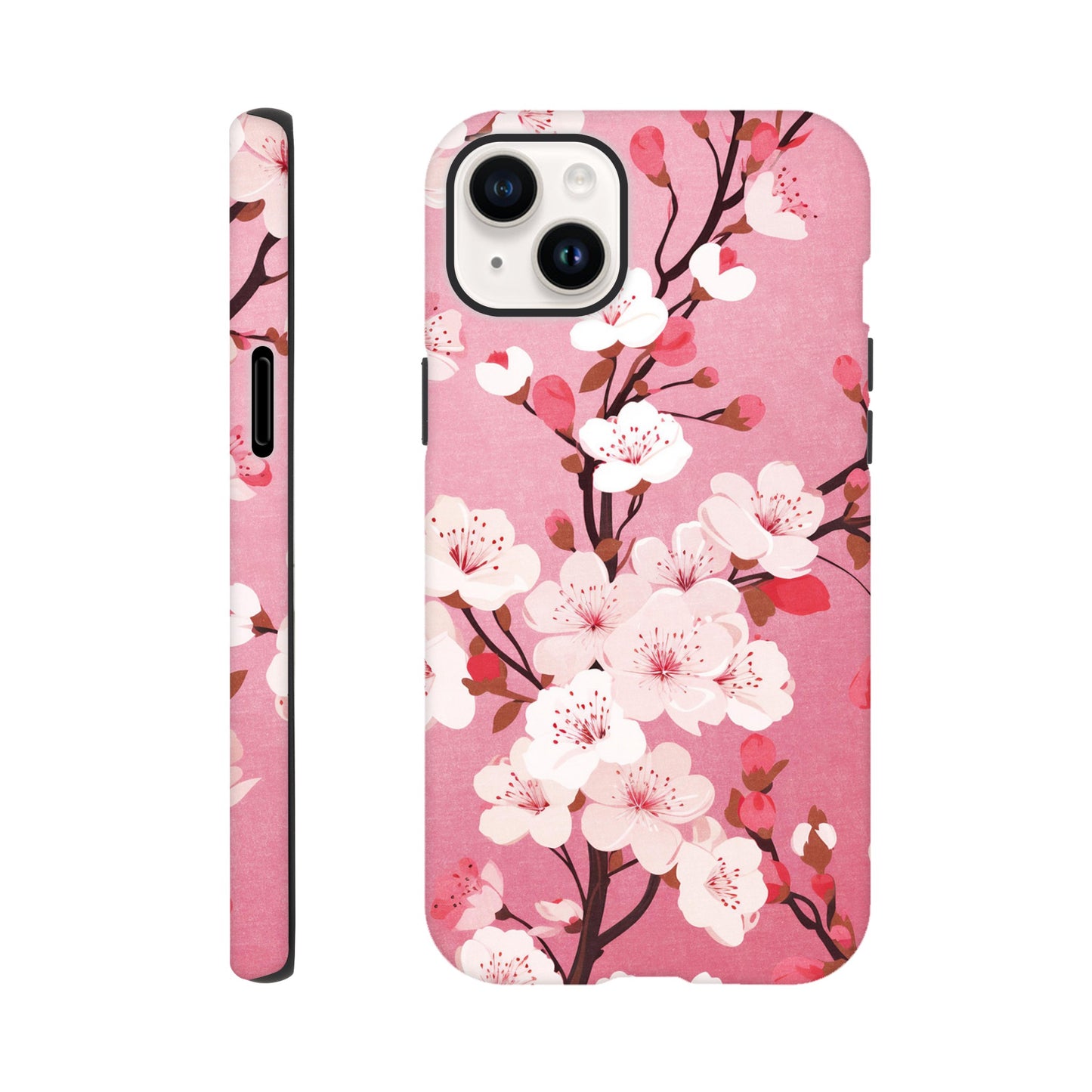 Branch pink blossom - Phone Case Sturdy