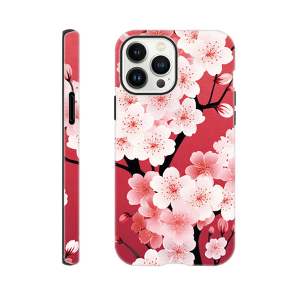 Pink Blossom branch - Phone Case Sturdy