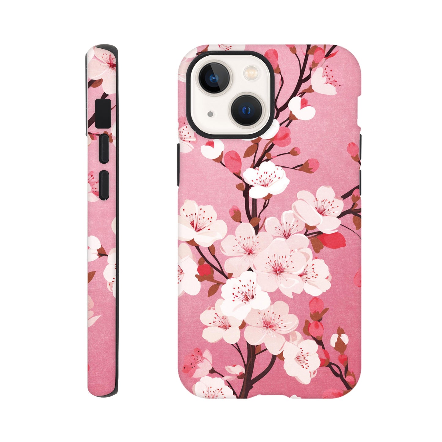 Branch pink blossom - Phone Case Sturdy