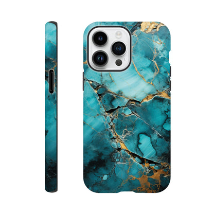 Turquoise Marble - Phone case sturdy