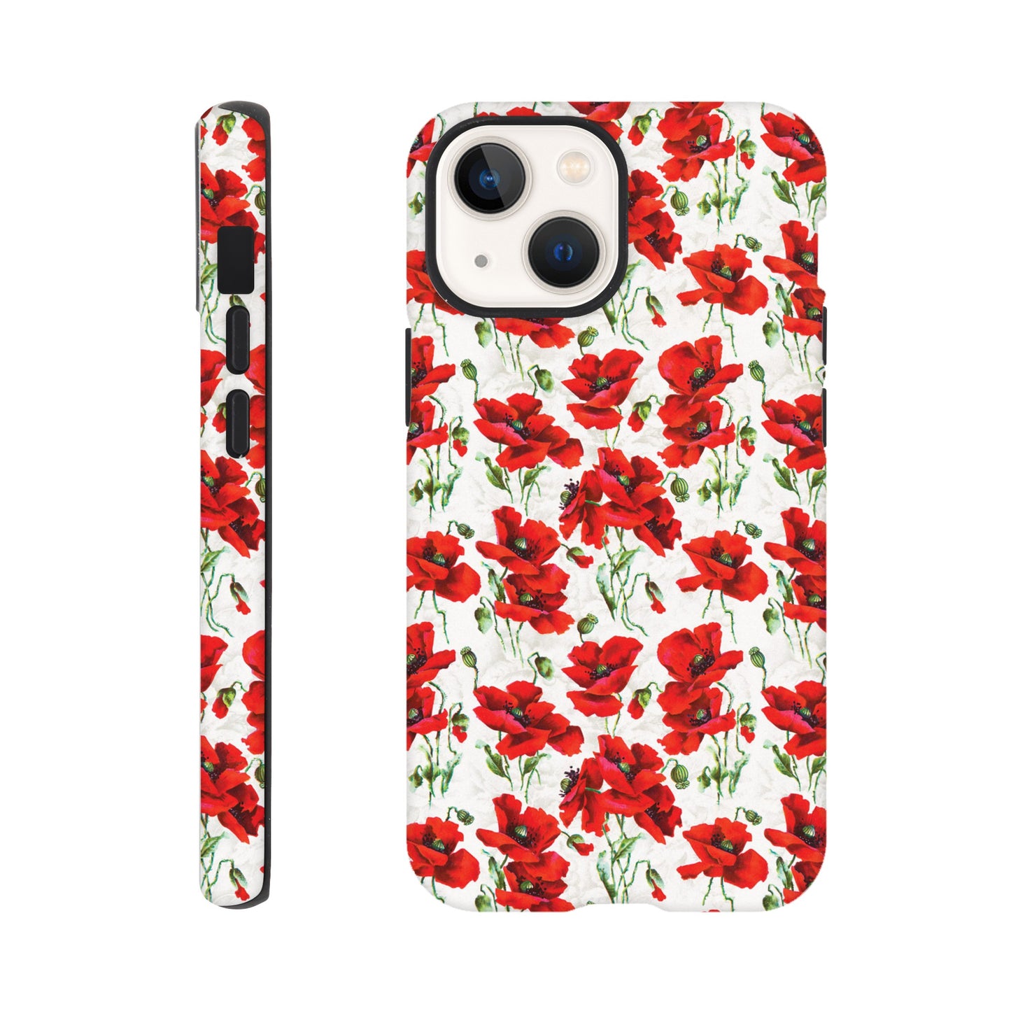 Red poppy design  - Phone case sturdy