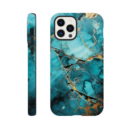 Turquoise Marble - Phone case sturdy