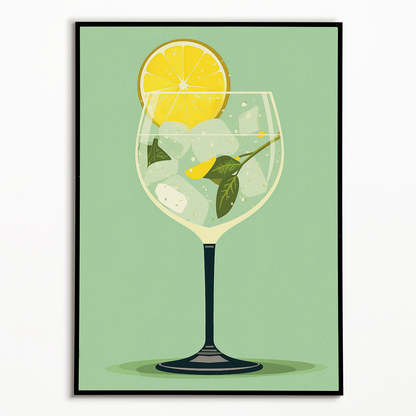Gin tonic - Art Print