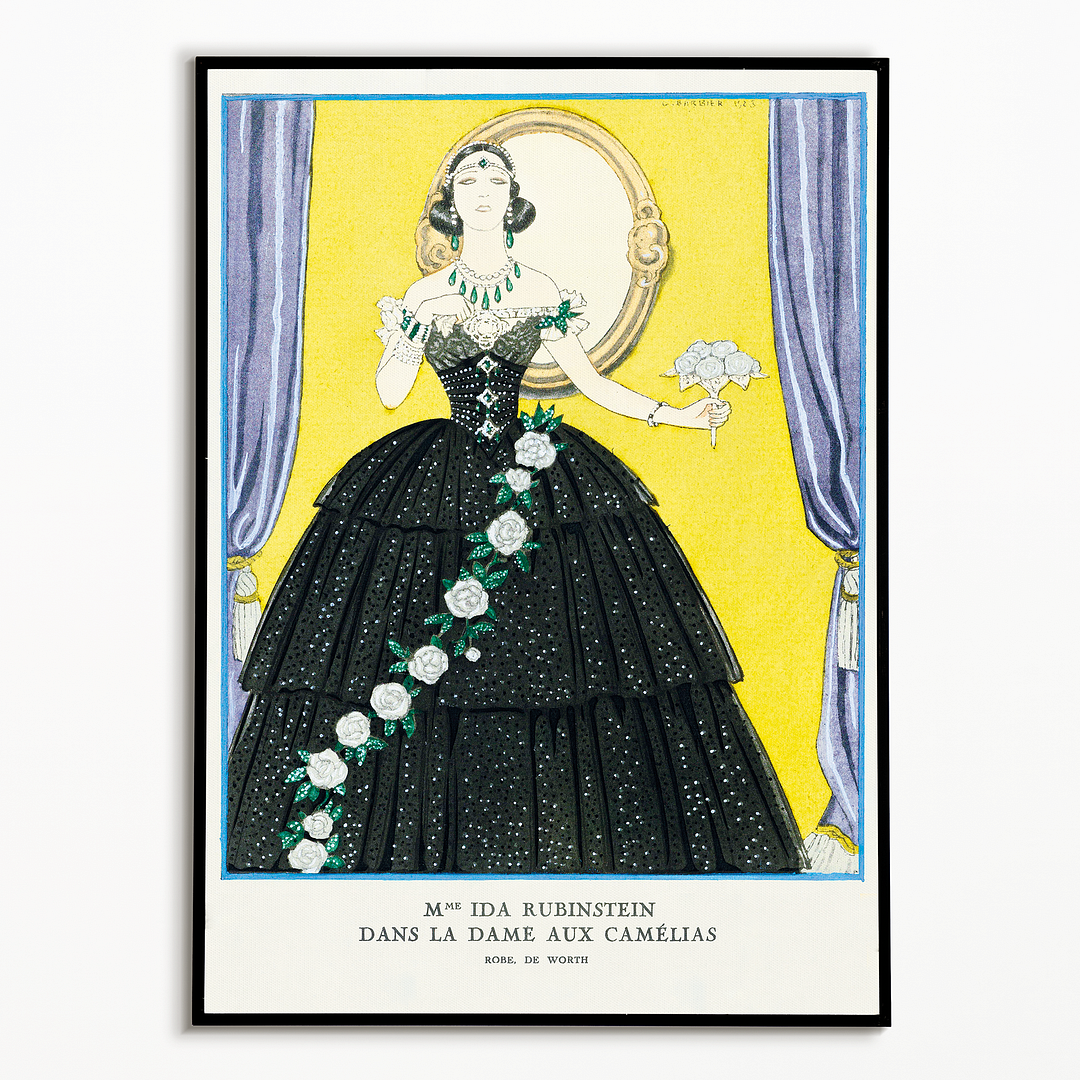 Mme Ida Rubinstein dans "La Dame aux Camélias" - Art Print