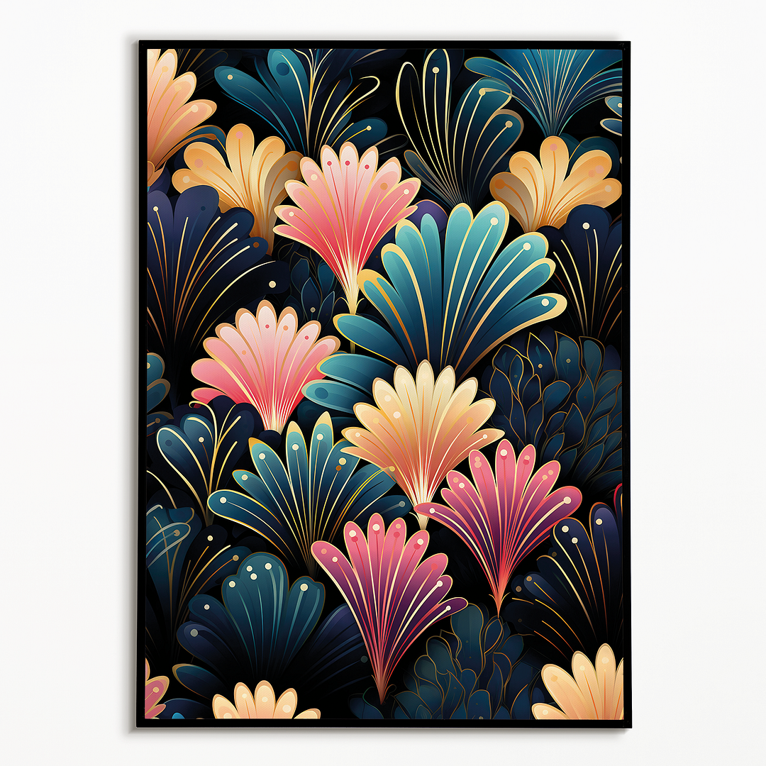 Flower pattern III - Art Print