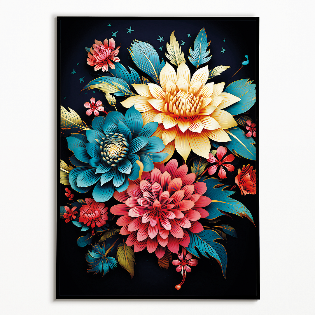 Flower pattern IV - Art Print
