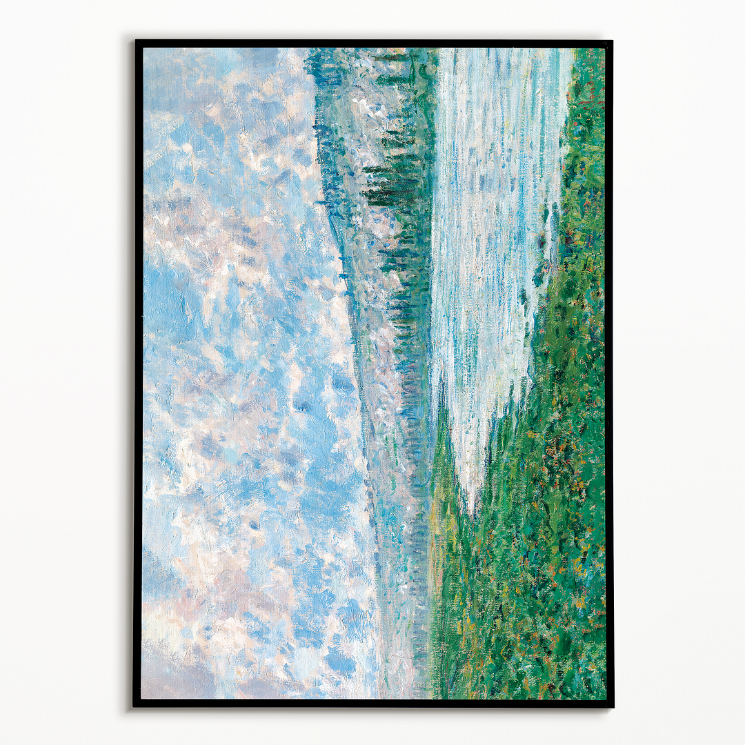 The Seine at Vétheuil By Claude Monet - Art Print