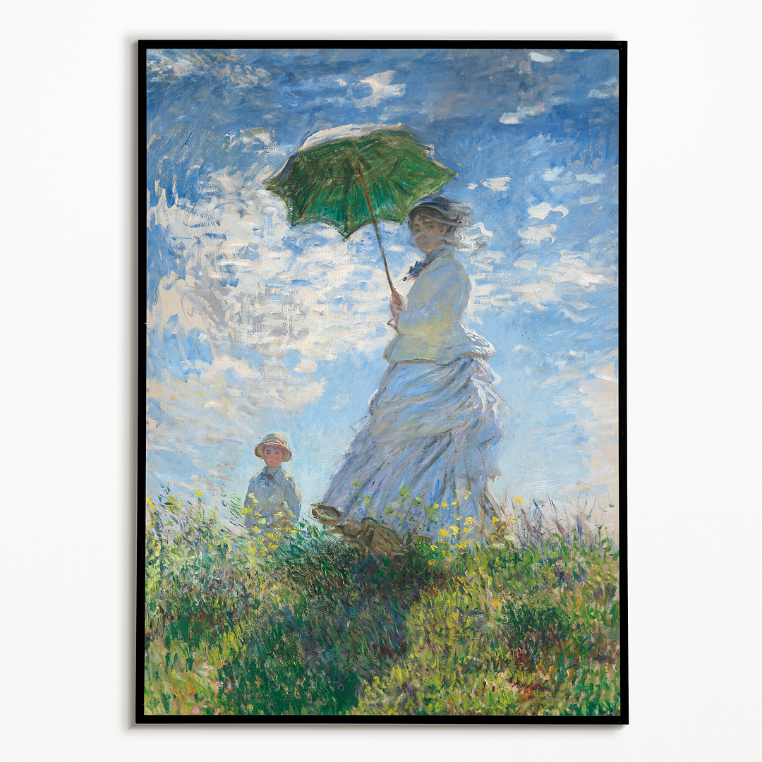 Madame Monet and Her Son by Claude Monet - Art Print