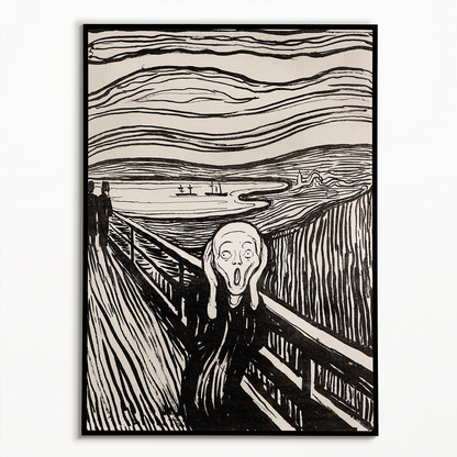 The Scream (1895) by Edvard Munch - Art Print