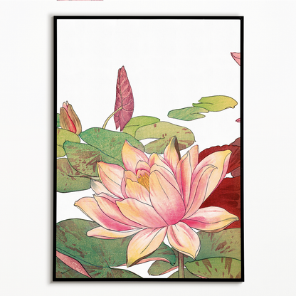 Nymphaea Lotus By Tanigami Kônan Art-Print