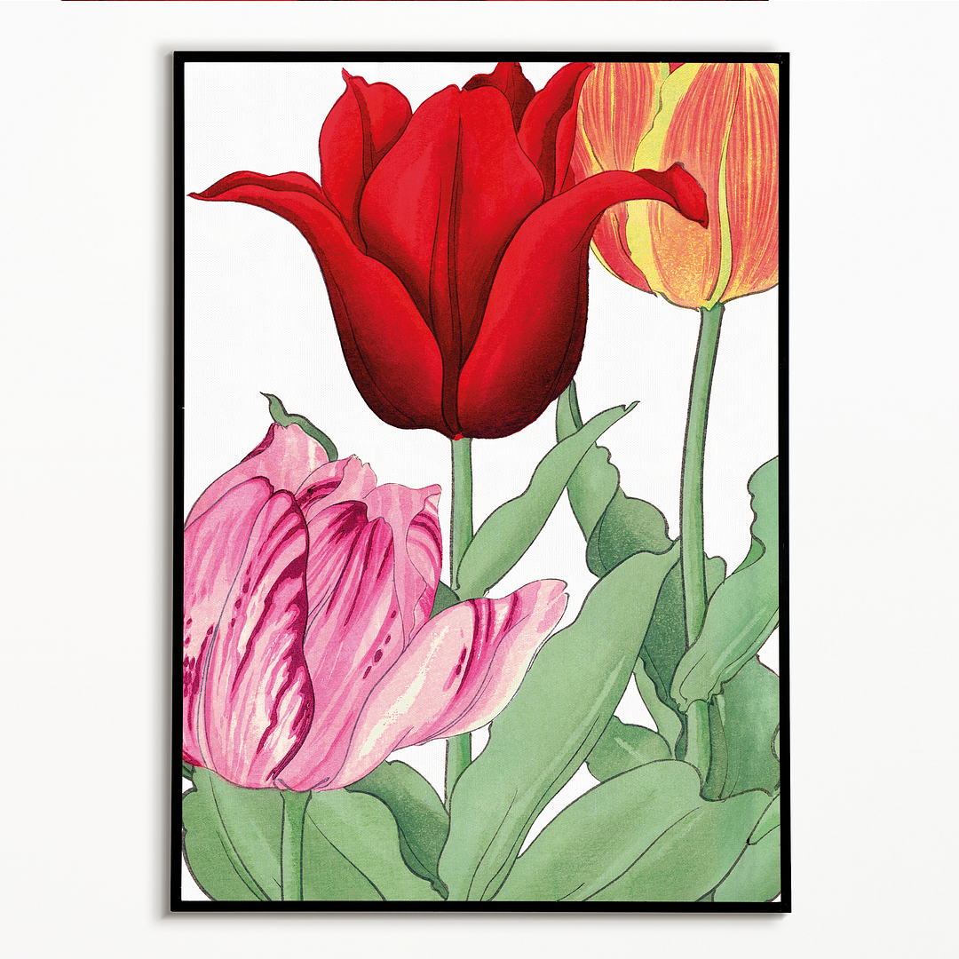 Tulips By Tanigami Kônan Art-Print