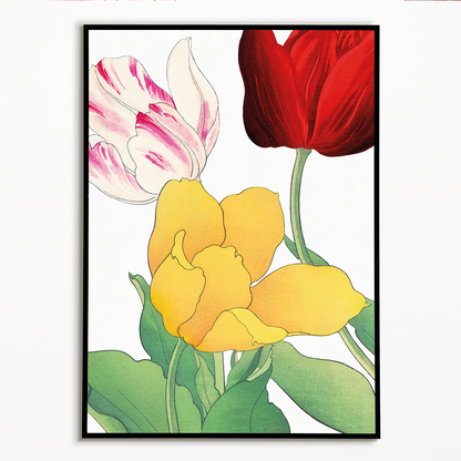 Tulips flowers By Tanigami Kônan Art-Print