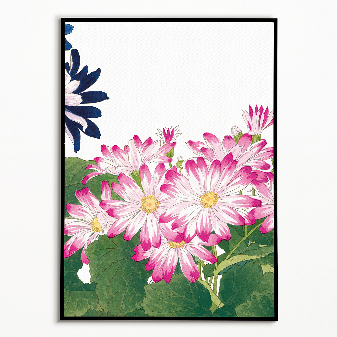 Pink Cineraria By Tanigami Kônan Art-Print