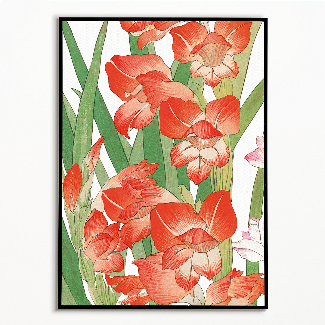 Gladiolus By Tanigami Kônan Art-Print