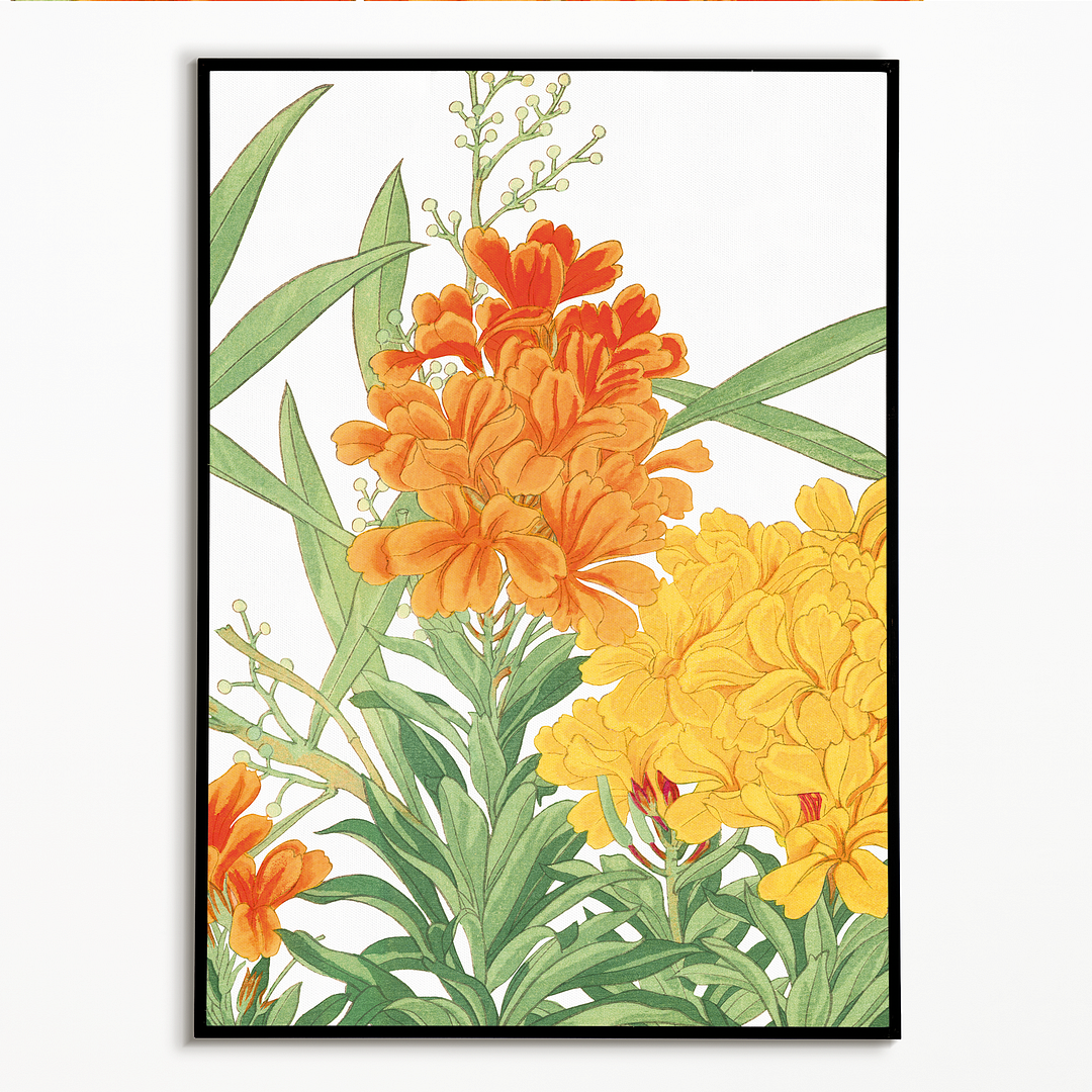 Wall Flower By Tanigami Kônan Art-Print