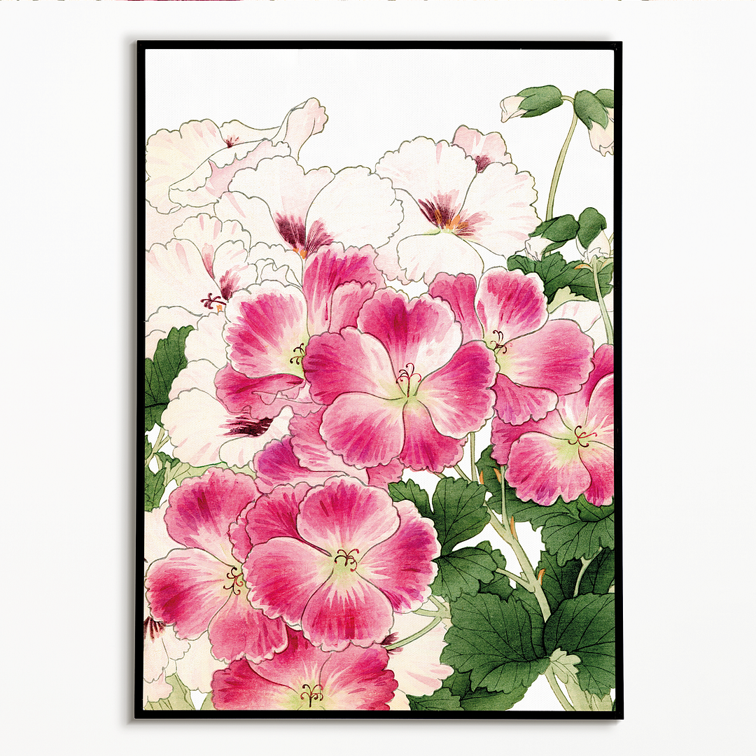 Geranium By Tanigami Kônan Art-Print