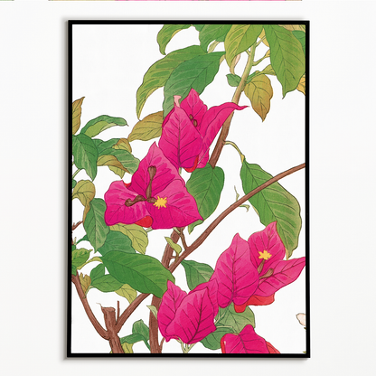 Bougainvillea By Tanigami Kônan Art-Print