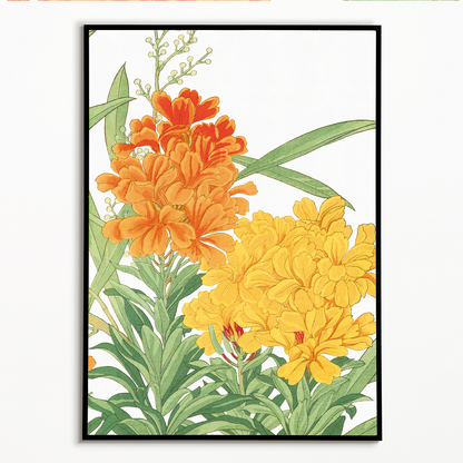 Wall Flowers By Tanigami Kônan Art-Print