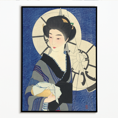 After a Visit to the Bathhouse By Kotondo Torii - Art Print