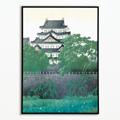 Nagoya Castle By Kawase Hasui - Art Print