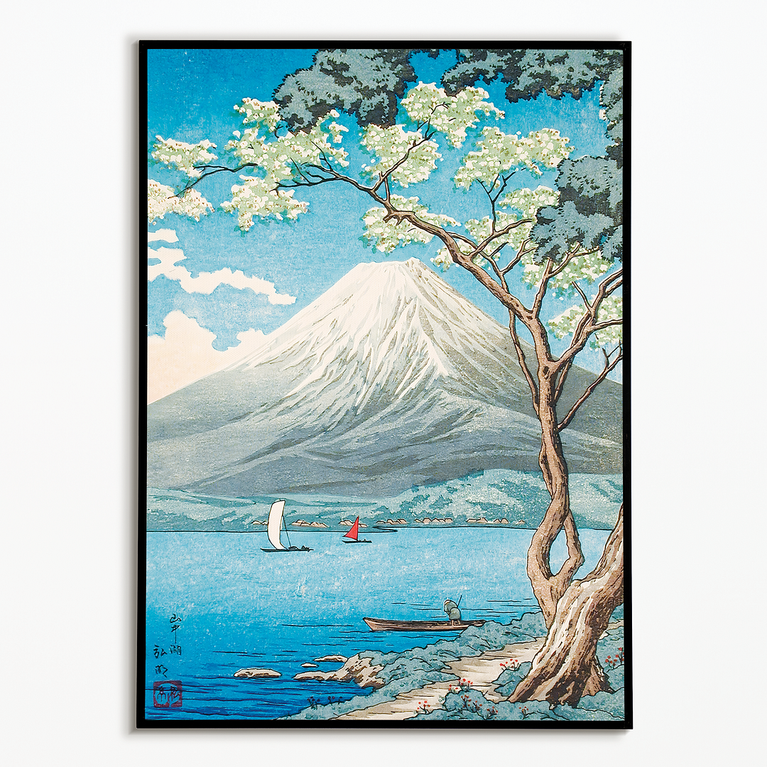 Mount Fuji from Lake Yamanaka by Hiroaki Takahashi - Art Print