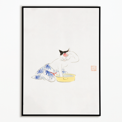 Album of Ichiryusai Hiroshige's Sketches (Cat) by Utagawa Hiroshige	 - Art Print