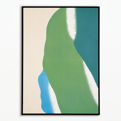 Green mountains By Kamisaka Sekka - Art Print