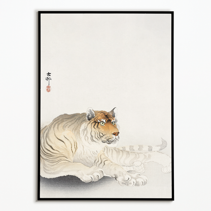 Tiger By Ohara Koson - Art Print