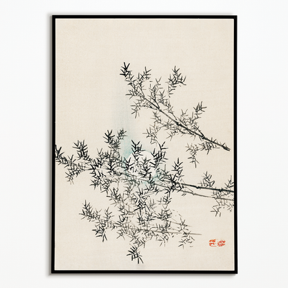 Bamboo by Kōno Bairei - Art Print