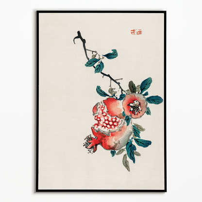 Pomegranate by Kōno Bairei - Art Print