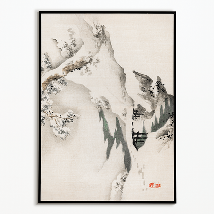 Snowscape by Kōno Bairei - Art Print