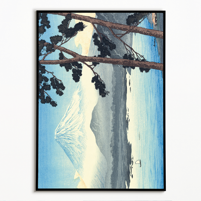 Fuji from Lake Shojin by Shotei Takahashi - Art Print