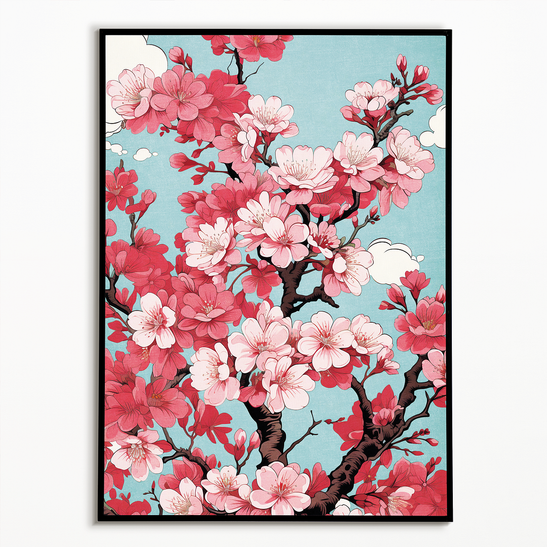 Pink blossoms  - Art Print