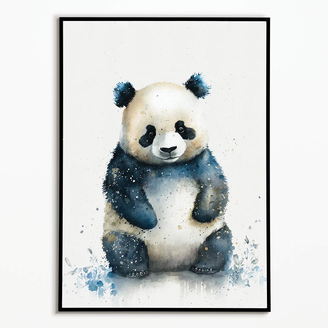 Sitting panda - Art Print