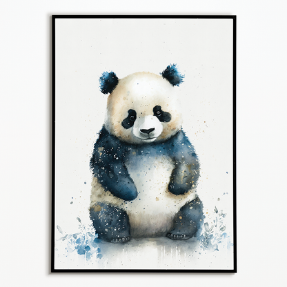 Sitting panda - Art Print