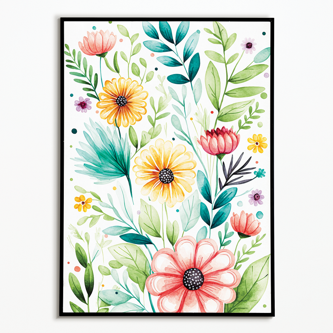 Flower pattern - Art Print