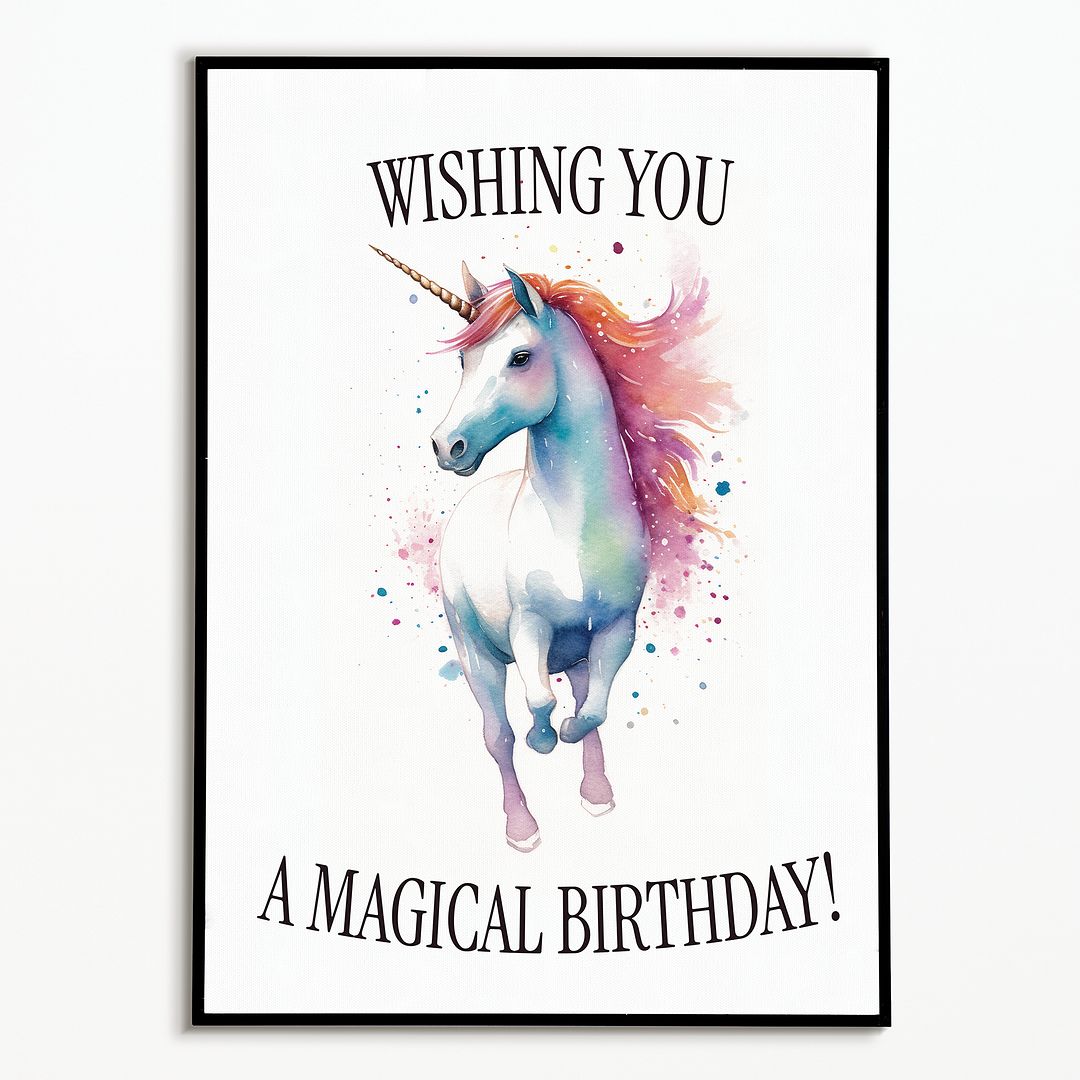 A magical birthday! - Art Print