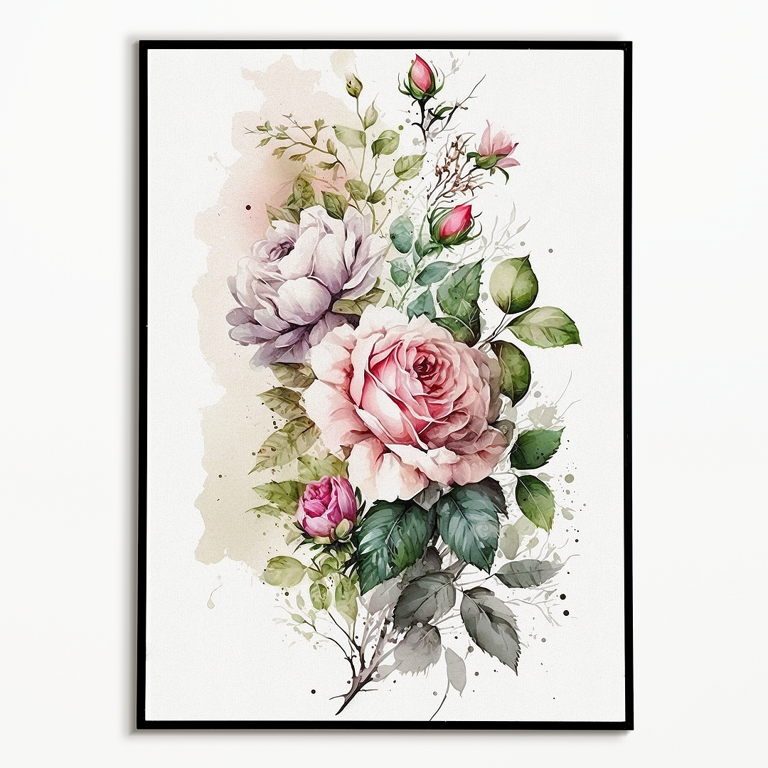 Pink rose I - Art Print