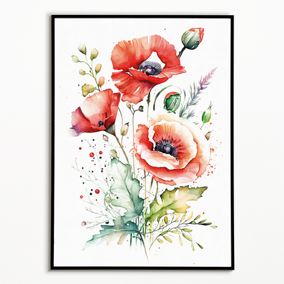 Poppies IV - Art Print