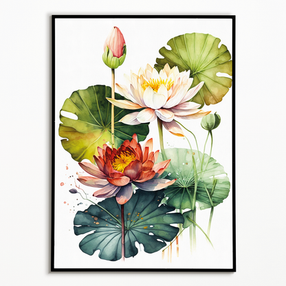 Water Lillies IV - Art Print