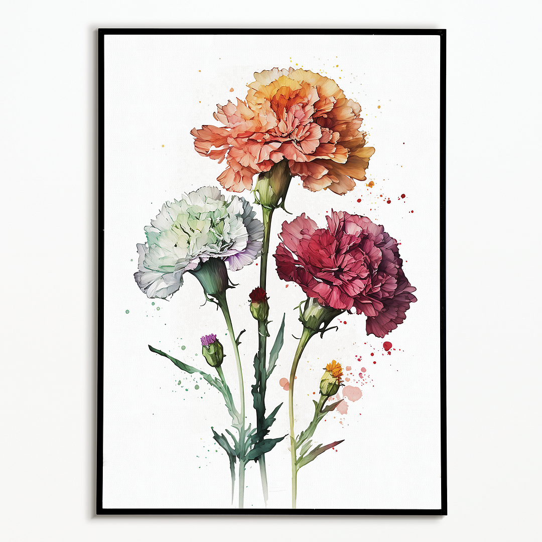 Carnations 1 - Art Print