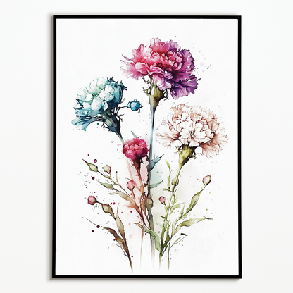 Carnations 4 - Art Print