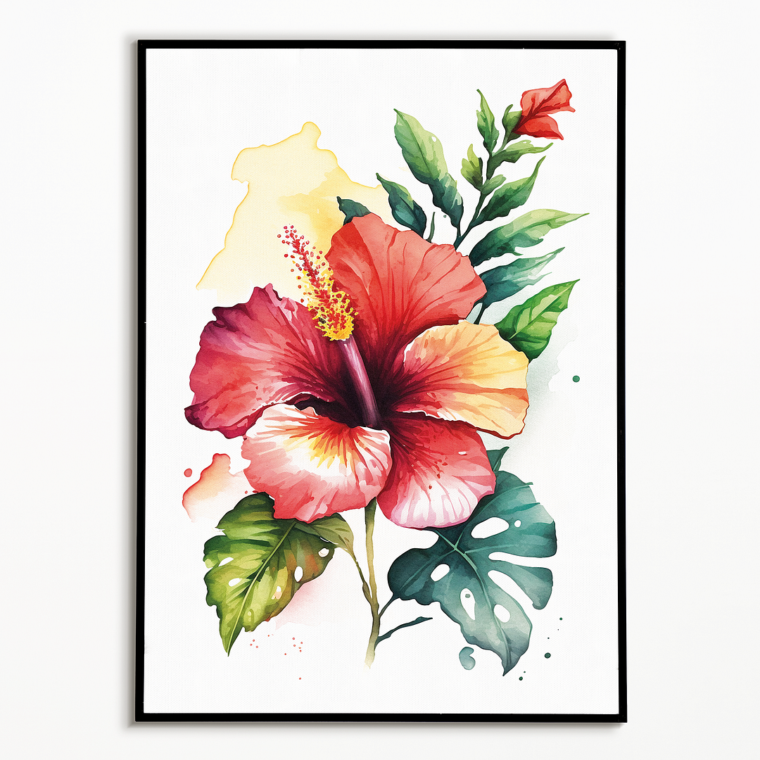 Hawaiian Hibiscus 1 - Art Print