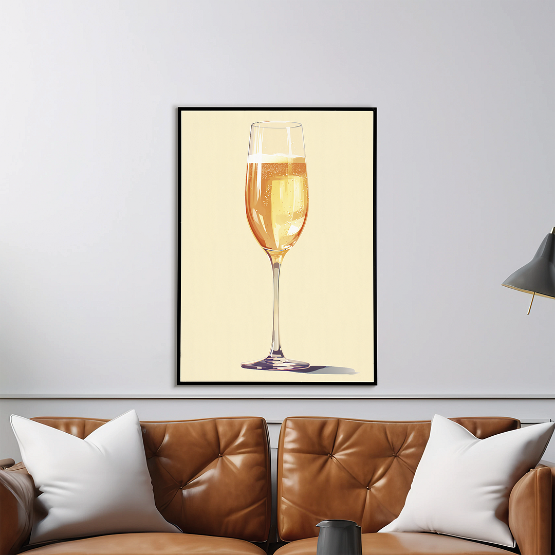 Champagne - Art Print