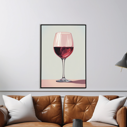 Red wine - Art Print